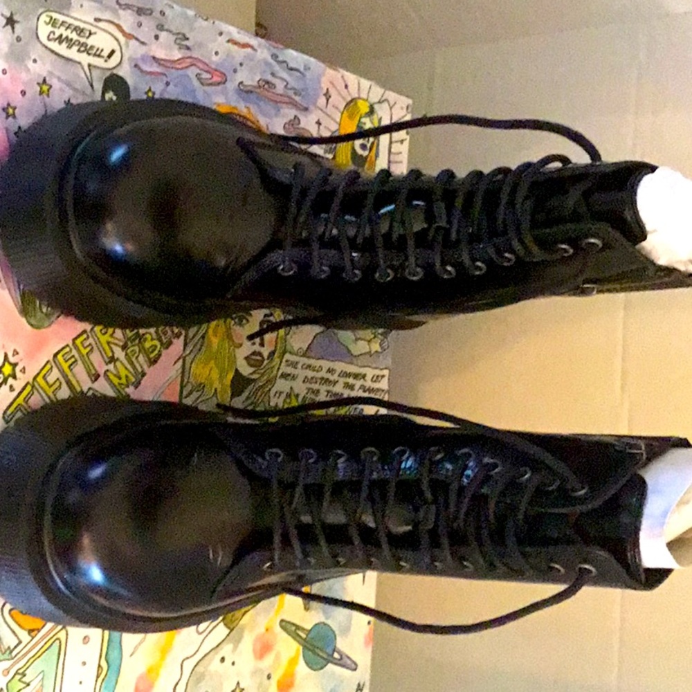 Jeffrey Campbell “SOPAS” combat boots sz: 9 1/2